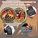 Leafence Veteran Challenge Coin Thank You for Your Military Service Coins Bulk Veterans Day Gifts, Military Challenge Coins for Veteran Appreciation (Ten Pieces)