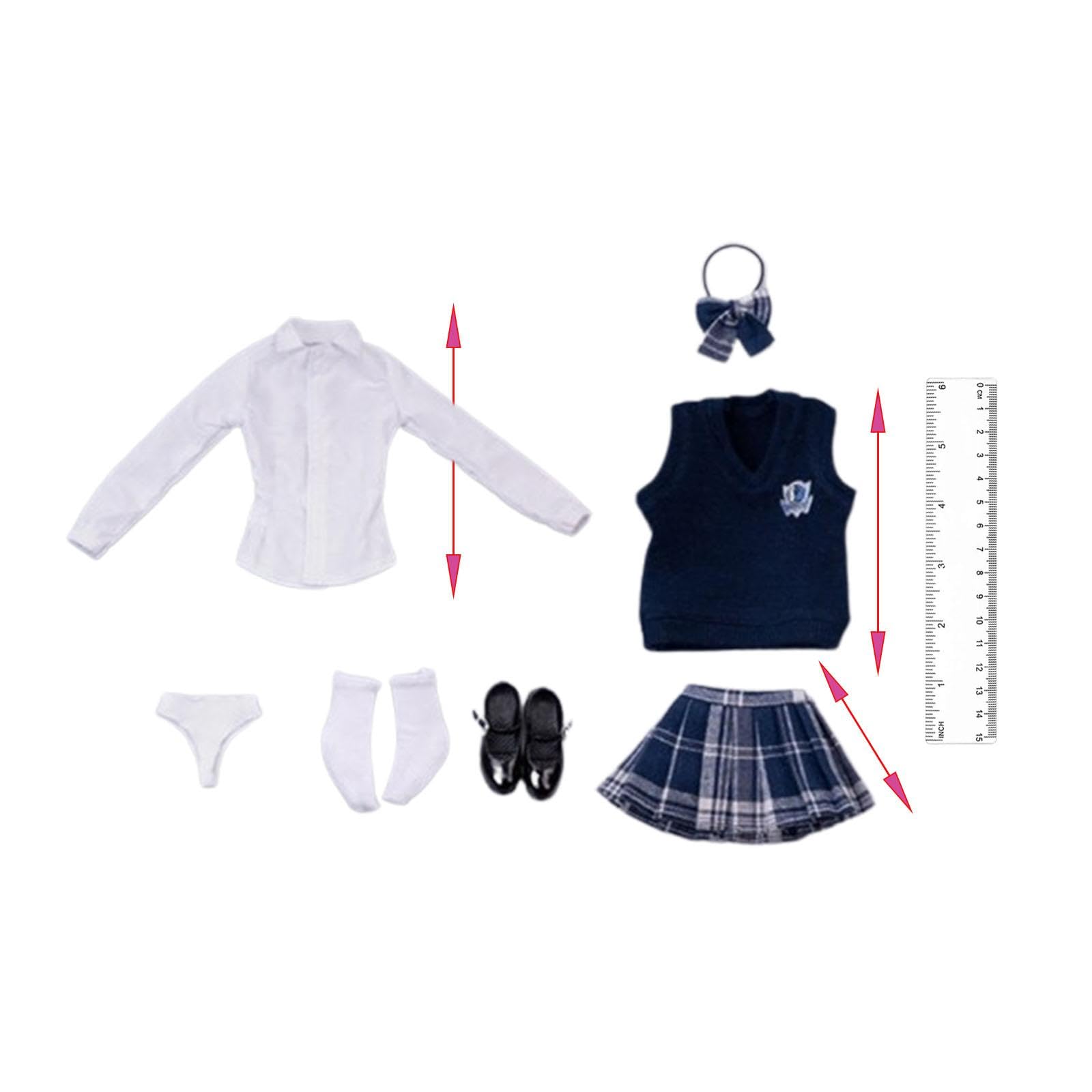 Amazon | Dickly 7x ファッション 1/6 フィギュア ドール 服