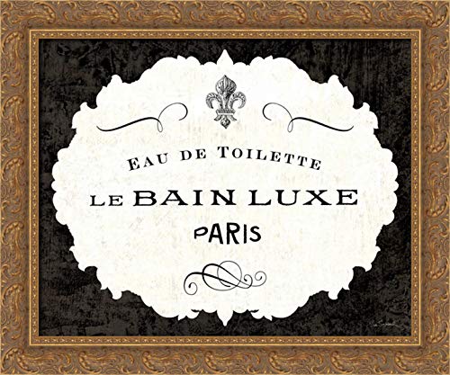 Schlabach, Sue 34x28 Gold Ornate Framed Canvas Art Print Titled: Le Bain Luxe I