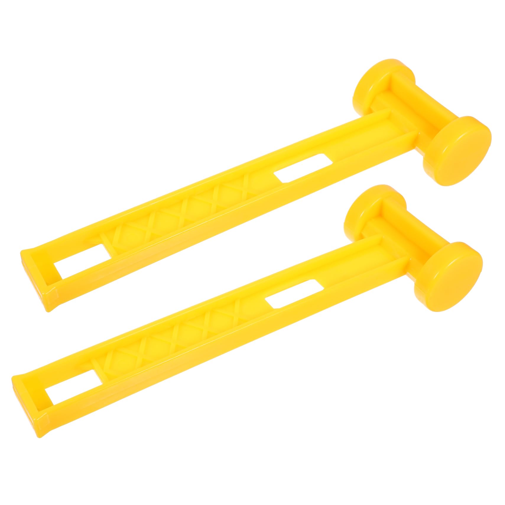 VILLCASE 5 Set Martello Da Campeggio Mazzuolo Per Picchetti Da Tack Bushcraft Anti- Casa Unghia Palo Chiodi Martello Pe Materiale Giallo 2 Pezzi * 5