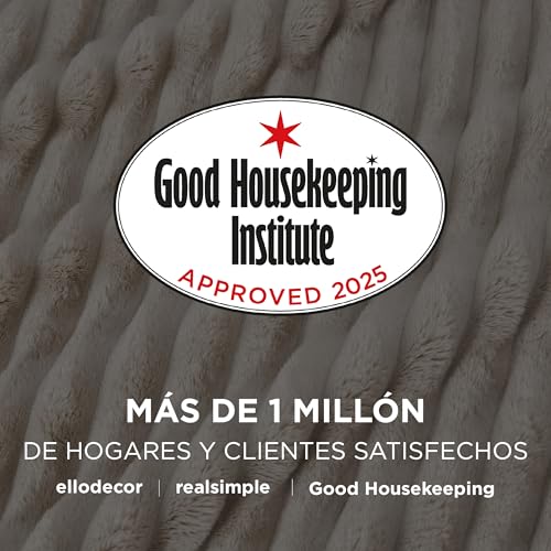 Miniatura 2 de Bedsure Manta Suave Y Esponjosa, Manta De Forro Polar, Manta De Cordón Gruesa, Suave Y Cálida, Acogedora Para Cama Y Sofá, Beige, 150 X 200 Cm
