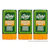 Murphy's Naturals Mosquito Repellent Balm Stick | Plant Based, Natural Ingredients | DEET Free | Travel/Pocket Size | 0.5 oz | 3 Pack