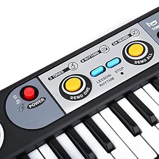 Piano électronique portable à 37 touches – Cadeau pédagogique pour débutants – Jouet musical pour enfants avec… - Les Beatles, Paul McCartney, John Lennon, RIngo Starr, George Harrison Piano électronique portable à 37 touches - Cadeau pédagogique pour débutants - Jouet musical pour enfants avec… – Image 5
