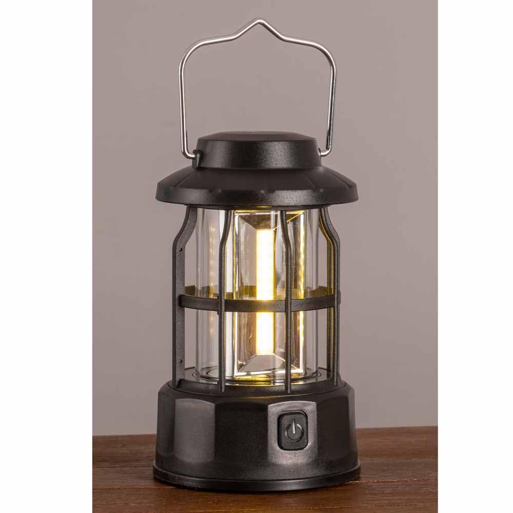 EUROtops Lanterne de camping COB – Lampe LED de camping, à piles & dimmable, pour extérieur & jardin, lampe d'urgence