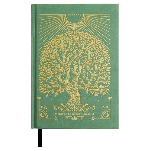 Notes to Mindfulness - Diario diario para mujeres con indicaciones, diario ilustrado de gratitud y positividad, diario guiado sin fecha, diario de bienestar de tapa dura, Intelligent Change x Chelsea,
