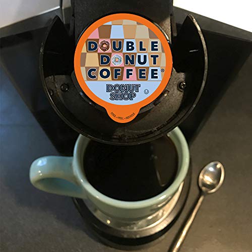 Donut Shop Coffee Pods Medium Roast Coffee, Single-Serve Pods for Keurig K Cup Brewer Machines, 24 Pack