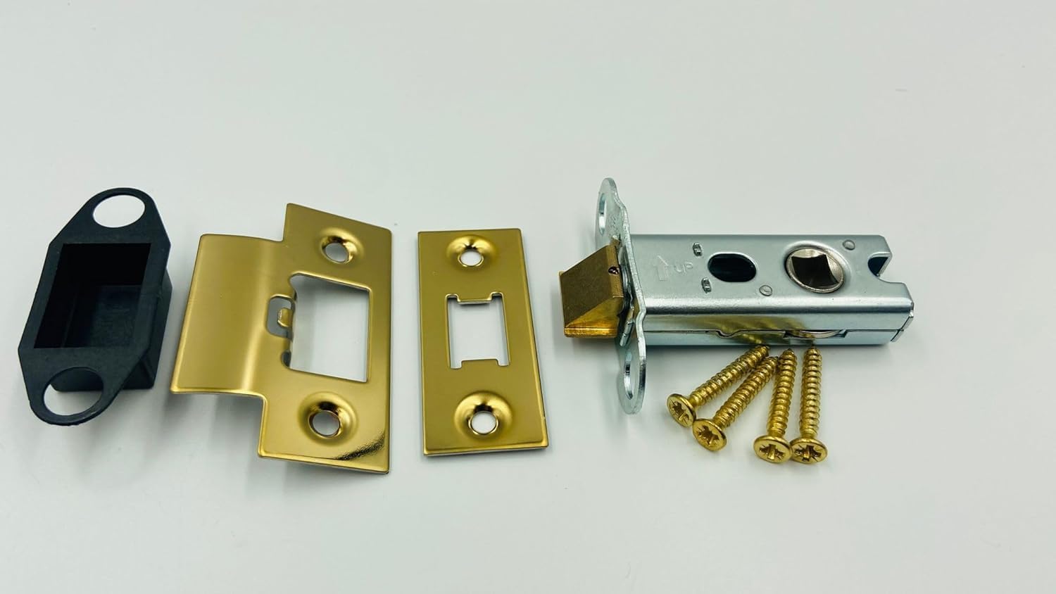 I Ironmongery Solutions Satin Stainless Steel Ironmongery Solutions® Architectural Tubular Latch For Door Handels And Door Knobs. The Tubular Latch Consist Dimensions Of (152Mm, )