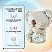 Jade Plushies, Jade Sleepy Otter, Breathing Stuffed Animal for Adults, with Music Gentle Lights and Rhythmic Breathing Motion Anxiety Relief Portable Plush Sound Machine Machine Washable (D)