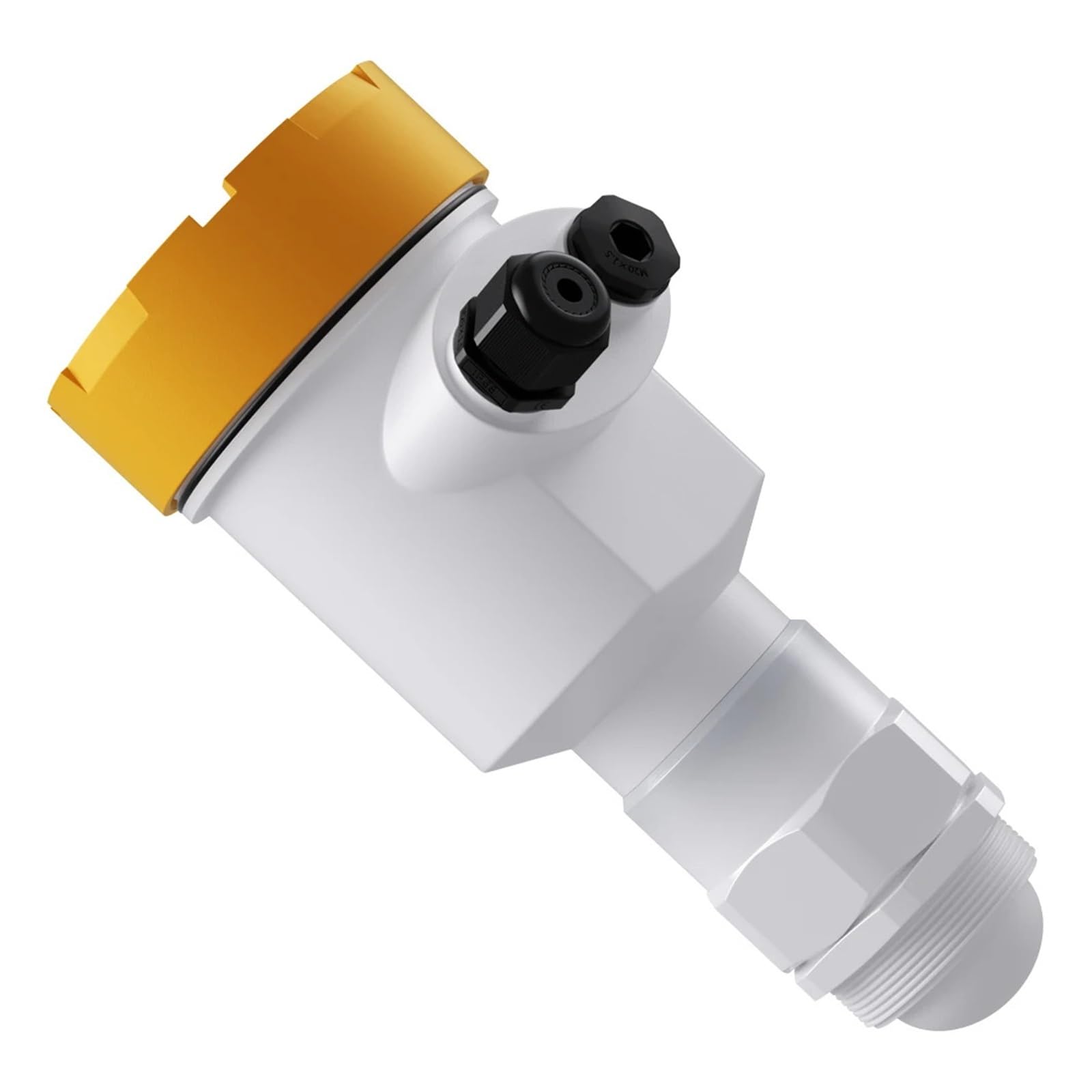 RLZQSGOT 4-20mA RS485 Radar Level Sensor for Wastewater 5m 10m 20m Level Transmitter 60GHZ with Screen Radar Liquid Level Meter(5m 4-20ma Rs485)