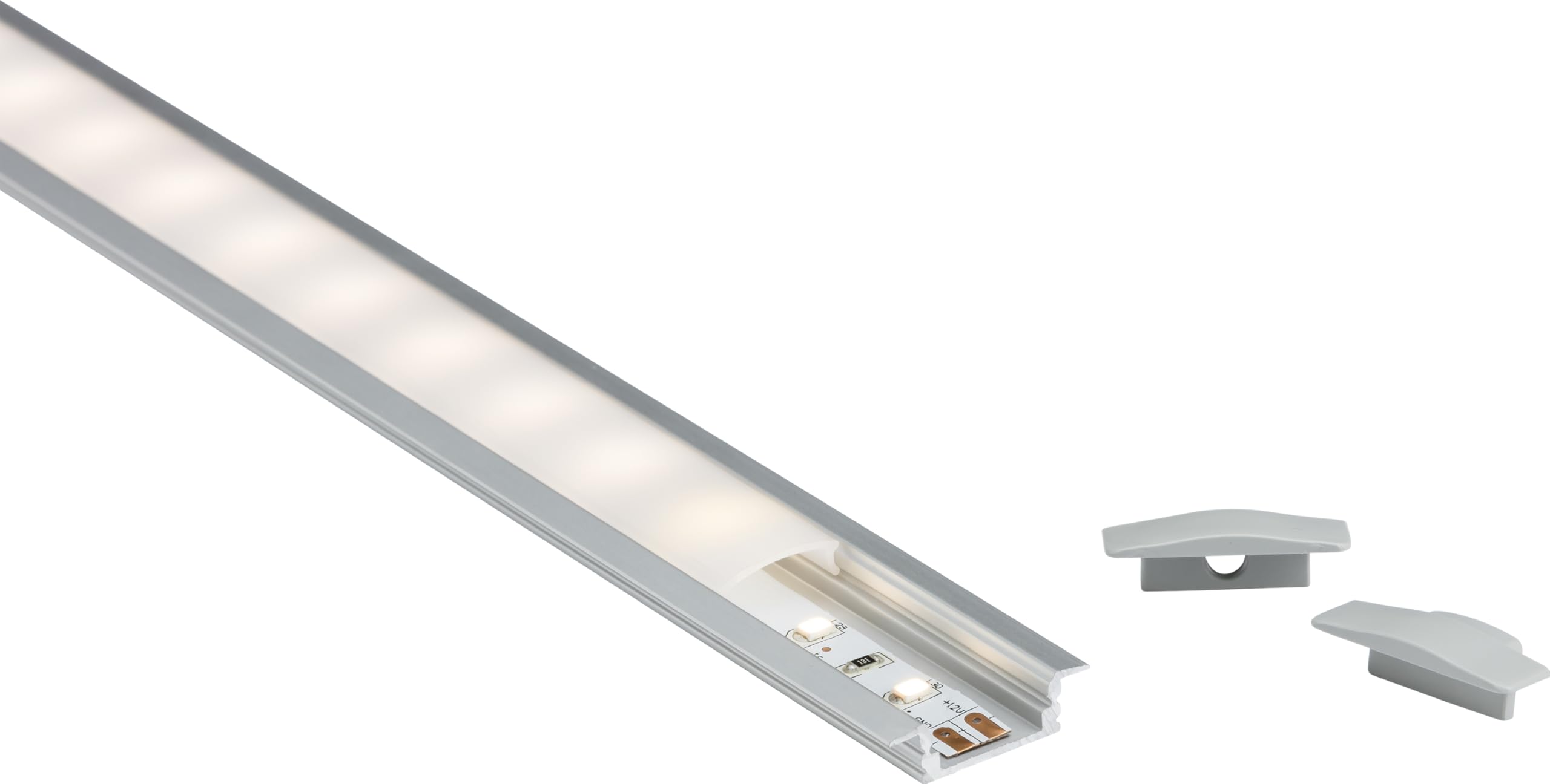 Knightsbridge 2M Aluminium Profile - Recessed Mount