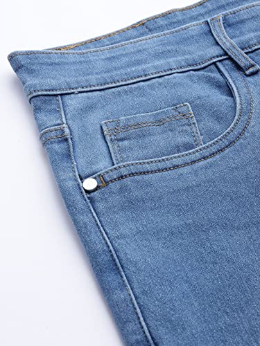 Image of Hubberholme Men's Stretchable Slim Fit Jeans - Casual Cotton Jeans for Men