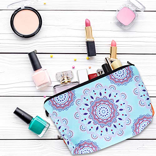 image for Chuangdi 6 Pieces Makeup Bag Toiletry Pouch Waterproof Cosmetic Bag wi