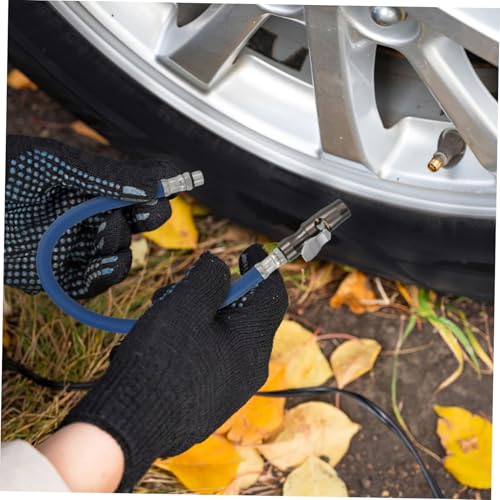 Accessoires de connexion de pneus embout de gonflage autobloquant noir - 6