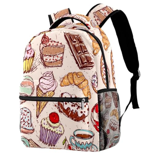 Sac à dos d'école ado fille garçon sac de voyage décontracté multicolore bonbons