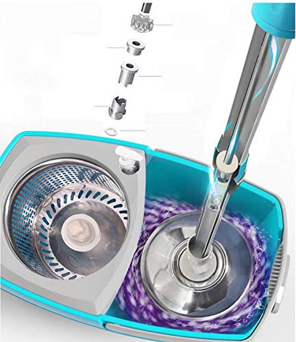 Spin Mop E Secchiello Secchio, 360 Mop Secchio Con Set Strizzatore