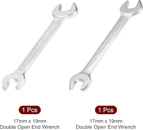 Miniatura 3 de uxcell Llave métrica de doble extremo abierto de 6.929 in y 7.283 in de longitud, 0.669 in x 0.748 in