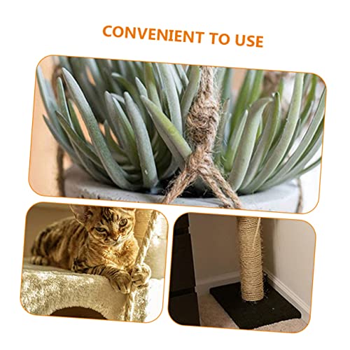 Toddmomy 2 Peças De Corda Para Arranhar De Uso Diário Corda De Árvore De Gato De Uso Diário Corda De