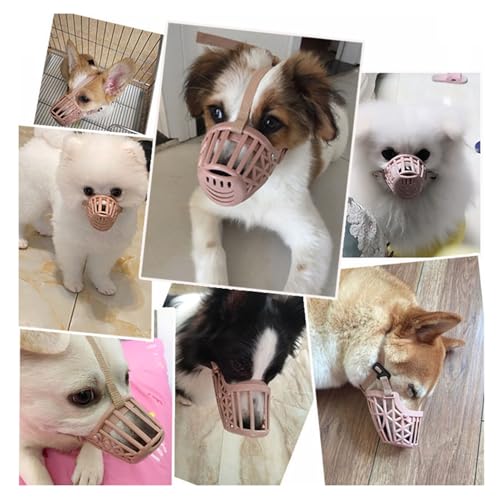 Dog Muzzle, Humane Design Breathable Dog Panting and Drinking Adjustable, Padded, Puppy Training Muzzle for Small Medium Large Dogs, Prevent Biting, Wildlife Scavenging (S) - Image 7