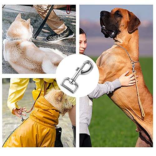Buclefly Swivel Eye Bolt Snap Hooks Heavy Duty Dog Leash Clips Dog Leash Clasp Dog Leash Snaps Hooks Trigger Clip 4Pcs thumb #4