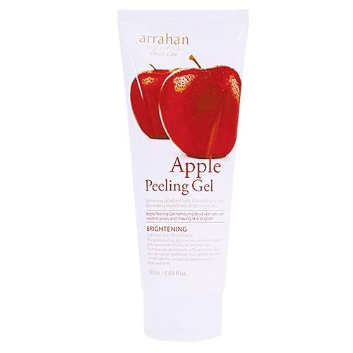 Arrahan Gel de pelado de manzana de 6.1fl oz  6.09 onzas líquidas de gel hidratante de gestión de puntos negros de sebo