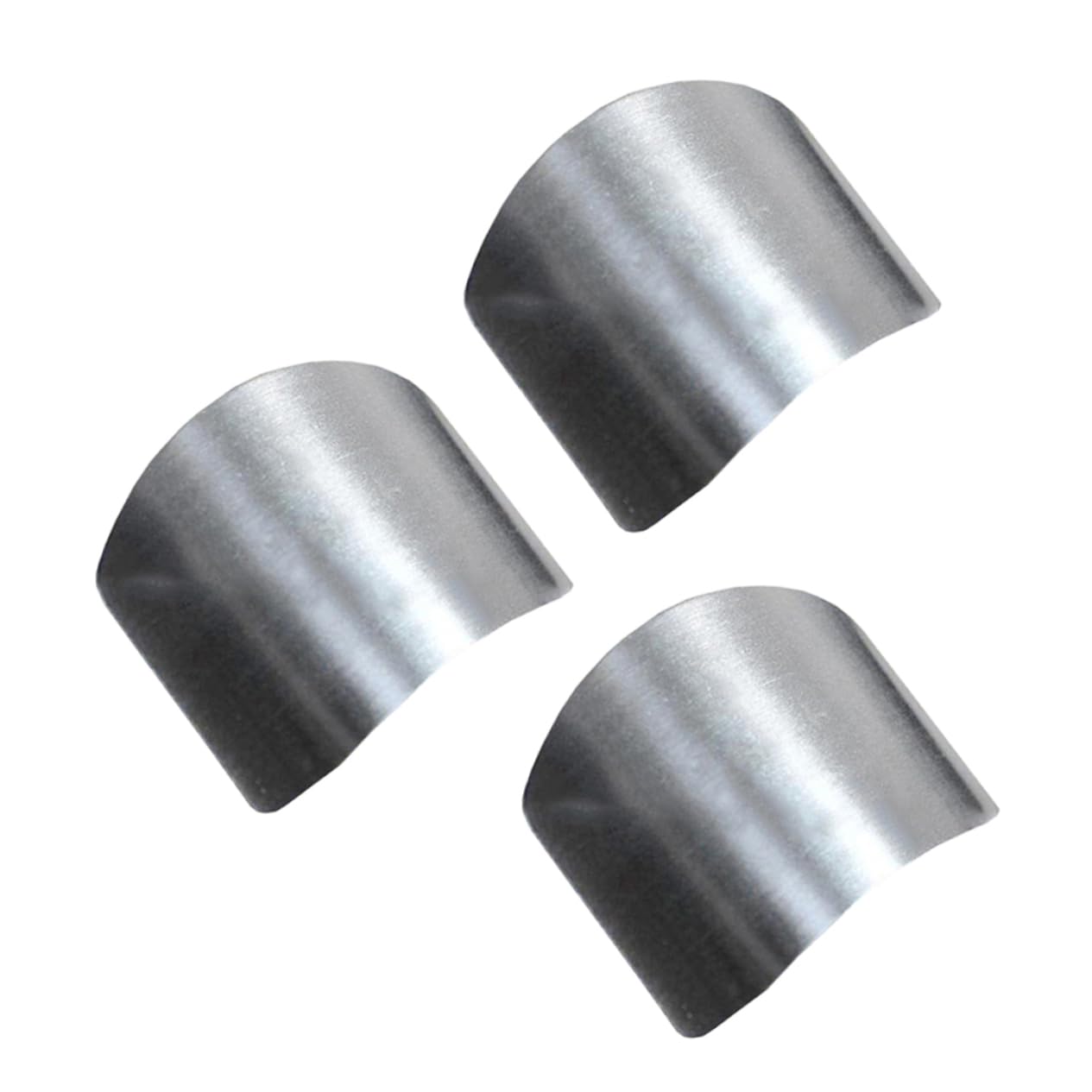 FOMIYES 3pcs Stainless Protectors Guards for Cutting Food Anti-Cutting Kitchen Tool Accessory Home Use