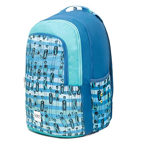 Image of Wildcraft Wiki 5 Character 4 Compartment Backpack Blue (11966 Blue)