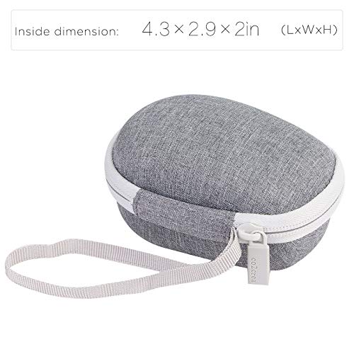 Image of co2CREA Hard Case Replacement For Logitech MX Anywhere 3S Anywhere 3 Anywhere 2S Anywhere 2 Compact Performance Bluetooth Mouse (Grey Case)