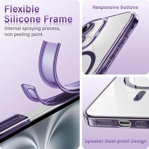 Coque iPhone 16 MagSafe antichoc pour éviter les rayures de l'objectif