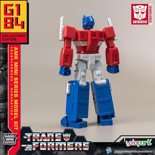Optimus Prime Transformer Toy,Transformers G1 Action Figures,Highly Articulated 4.72 Inch Optimus Prime Model Kit with Weaponry,No Converting Autobot Toys for Kids Age 8 and Up - Image 4