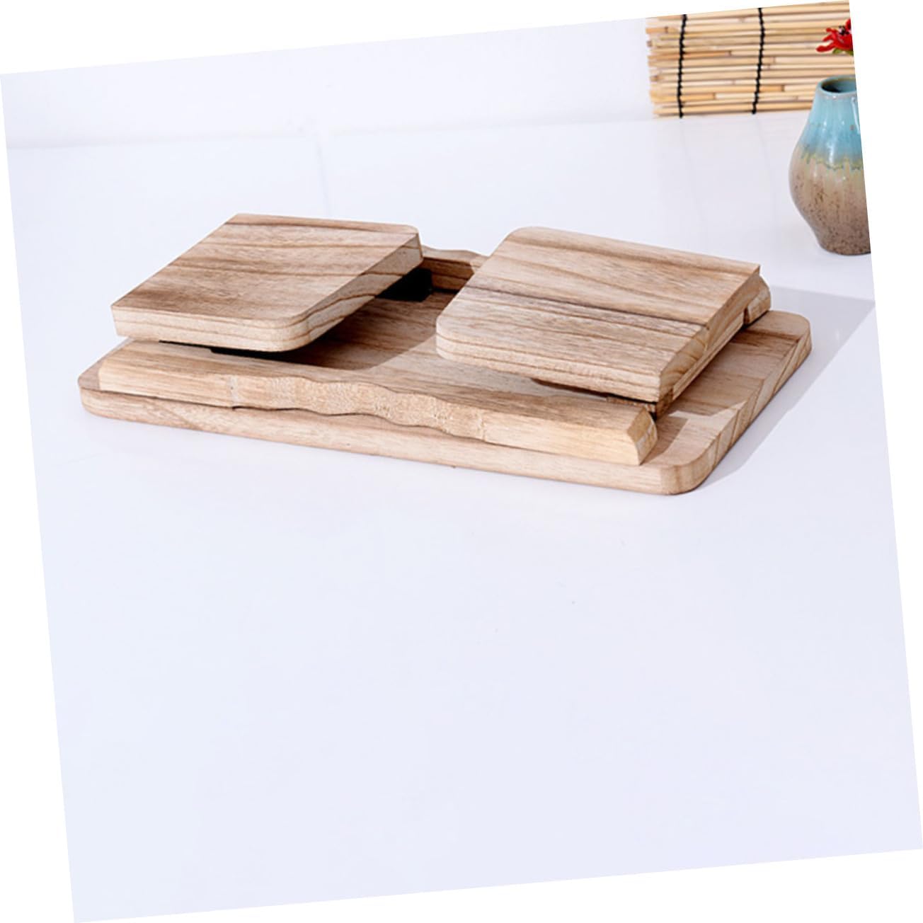 Meditation Stool for Kneeling and Sitting Solid Zen Stool for Meditation Tea Prayer Lightweight and Portable Design for Home Use Non- Stability