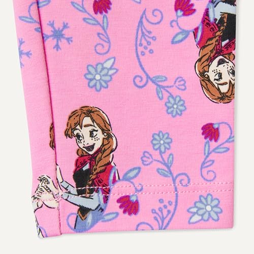 Image of Amazon Essentials Girls' Cotton Stretch Leggings, Multipacks