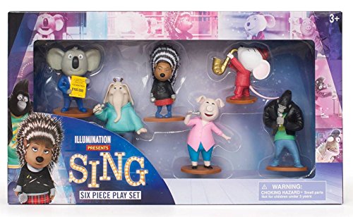 ILLUMINATION PRESENTS SING SIX PIECE PLAY SET