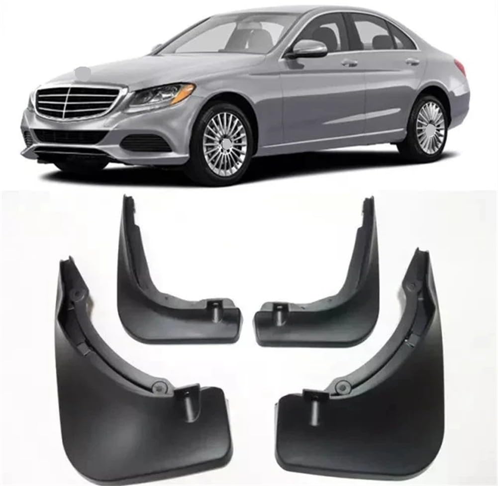 Garde-boue en plastique noir pour Mercedes Benz pour berline Classe C W205 2014-2021
