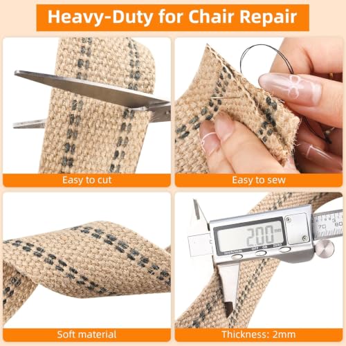 Image of YaeCCC Chair Webbing (Black, 2 inchx33Yd)
