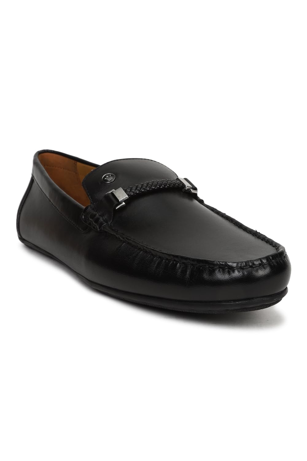 Louis Philippe Men Black Leather Loafers (B0D5BW5PFX) Amazon Price History, Amazon Price Tracker