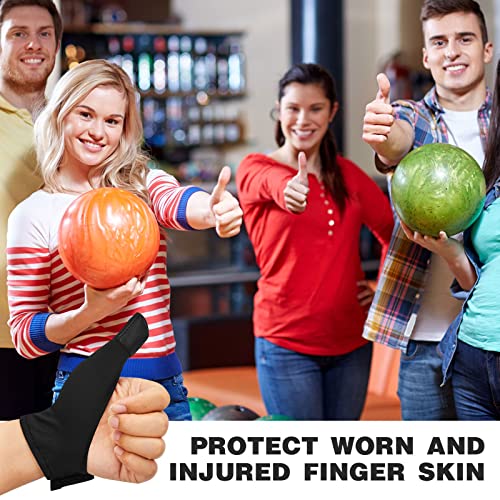 Charniol Bowling Thumb Saver Protector 2 Pcs Thumb Guard Bowling Thumb Sock Compact And Lightweight Bowling Gloves For Bowling Ball Men Women Right Hand #TOP3