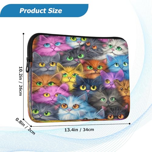 Funda para portátil Cute Cats para laptops de 13 a 14 pulgadas miniatura 3