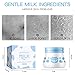 BEUKING Face Milk Cream, Moisturizing Nourish Skin, Repair Face Moisturizer to Hydrate & Smooth Dry Skin, Firm Skin Day & Night Cream for Girl Women Daily Care