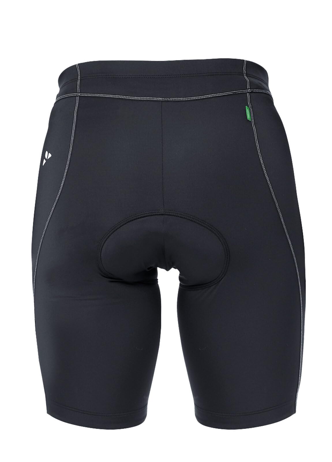 VAUDE Women's Active Pants, Funktionelle Radhose, atmungsaktiv, elastisch, schnelltrocknend, Funktionelles Sitzpolster, Passform: Slim fit, Black Uni, 36