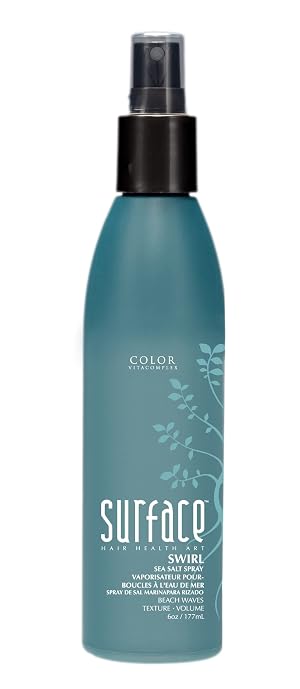 Surface Hair - SWIRL Sea Salt Spray - Get Beach Waves Add Texture And Volume 6 Fl Oz