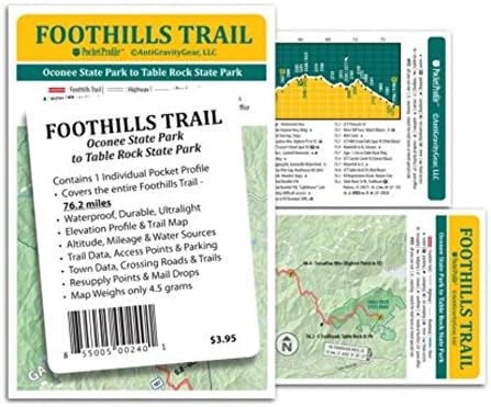 Antigravity Gear Foothills Trail Pocket Profile Map