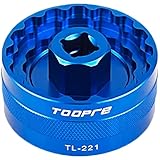 Silver ＆ Style 自転車 ボトムブラケット 工具 BB 取り外し BBツール 取り付け ロードバイク MTB (ブルー)