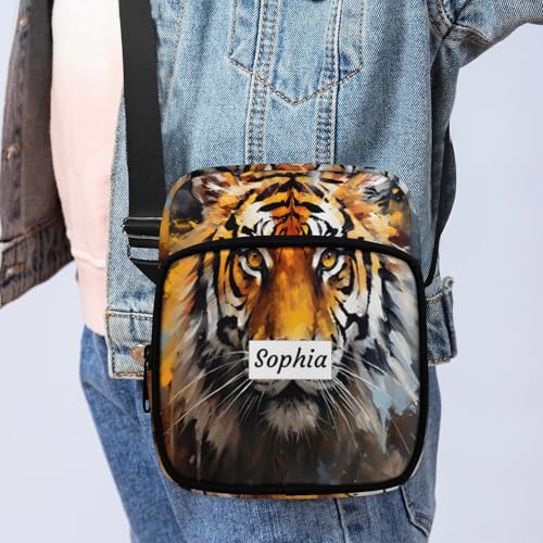 TropicalLife Personalized Crossbody Bag for Women Men Custom Name Messenger Bags3
