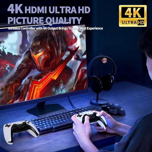 Video Games for Kids Retro Game Stick for Tv Wireless Video Games for tv Gaming 64GB Old School Station Video Game HD Games Console Built in 21K Game Console Ultimate 90s Retro Game Box HDMI Output 6
