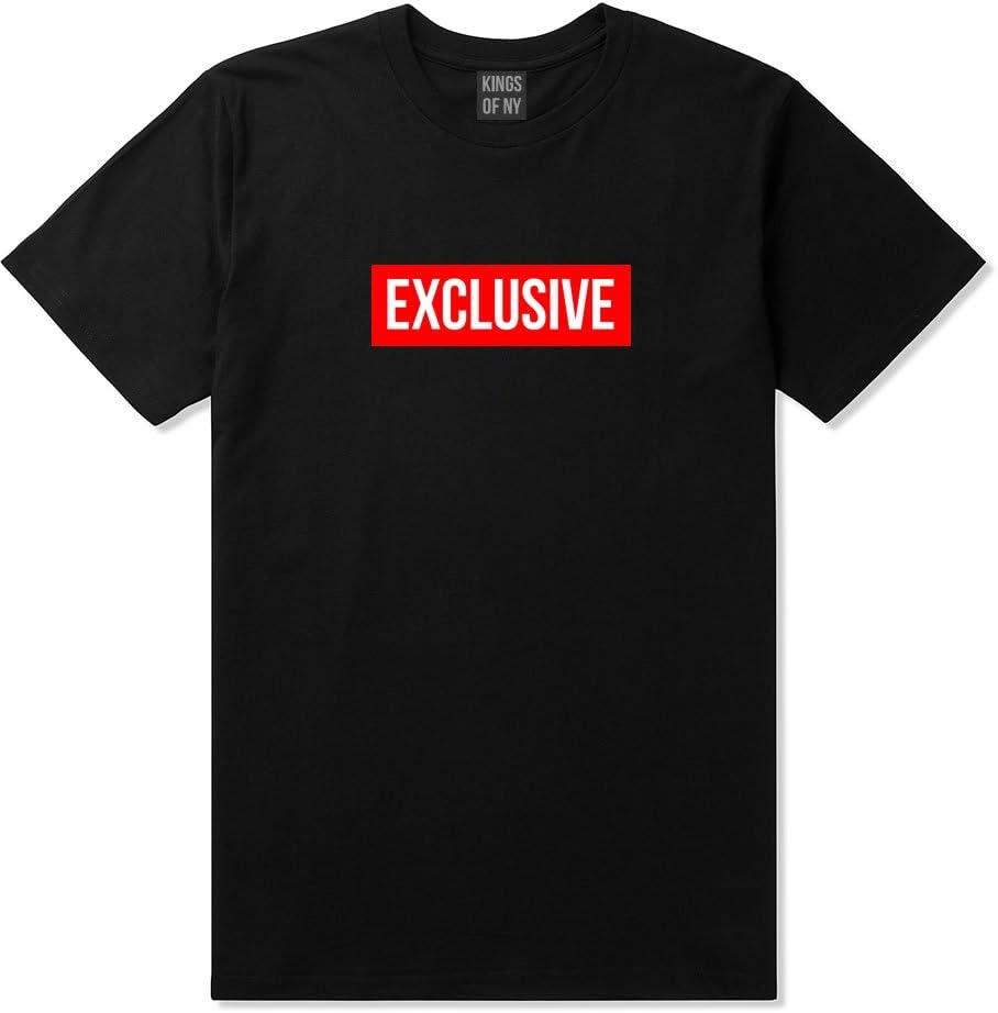 Kings Of NY Exclusive Red Box Logo Kids Boys T-Shirt X-Large Black