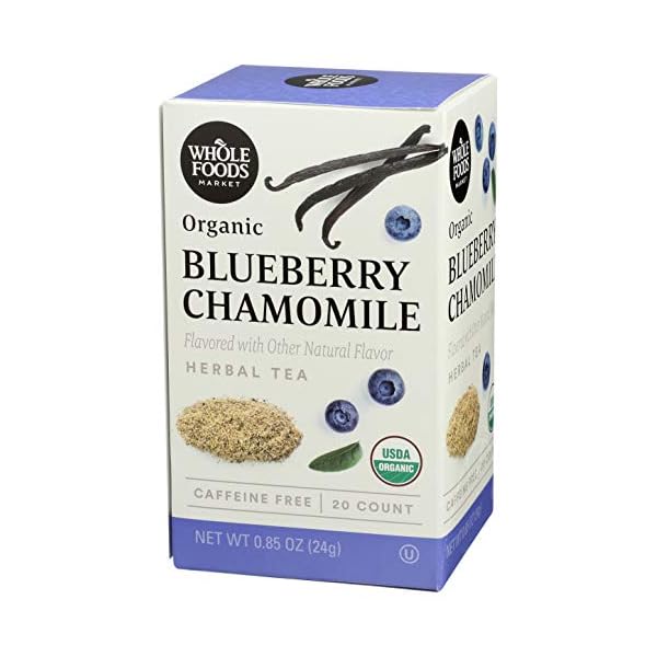 Whole Foods Market, Organic Herbal Tea, Blueberry Chamomile (20 Count
