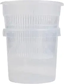 Vaso de orquídea autoirrigável para Phalaenopsis, vaso de flores de irrigação automática com reservatório para cuidados com raízes, plástico com vasos internos e de cobertura, branco, pacote com 2, 11
