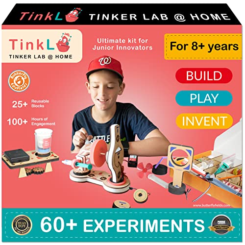 Butterfly Edufields 65+ Jumbo Science Activity Kits for Kids Age 8-12 - Electronics Robotics kit for Kids with Robots Gun Shooters Solar Cars - stem Building Toys for Birthday