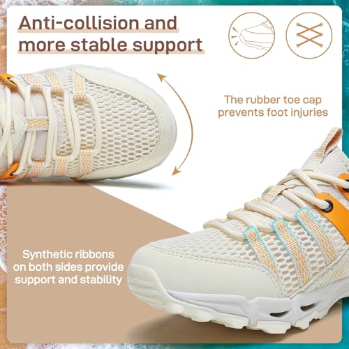 Image of ziitop Womens Hiking Water Shoes for Women Quick Dry Outdoor Sport Sneakers Non Slip Lightweight Breathable Summer Trekking and Walking Climbing Shoe