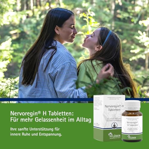 Nervoregin® H Tabletten - Natürliche Hilfe bei innerer Unruhe und Erschöpfung - für Erwachsene & Kinder - ohne Nebenwirkungen - 200 Tabletten
